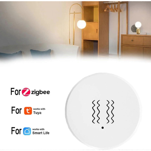 Motion Sensor Vibration Sensor Tilt Sensor Vibration Alarm Compatible with Tuya for Zigbee Smart Vibration Sensor Tilt Sensor 2