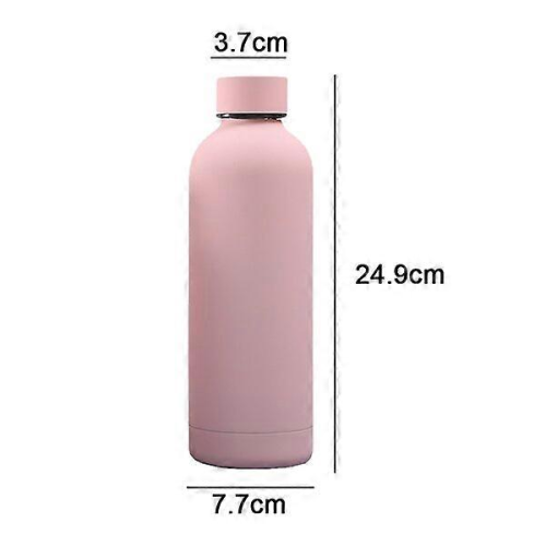 Ροζ θερμός, 750ml, κατασκευασμένο από ανοξείδωτο ατσάλι και εύκολο στο καθάρισ 1