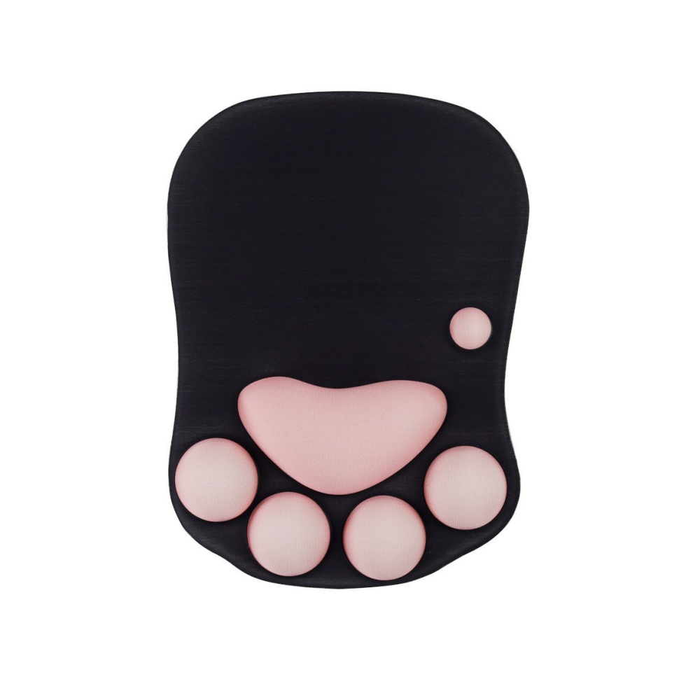 Cute Mouse Pad Wrist Support, Cat Paw Mouse Pad For Computer Non Slip Gaming Mouse Pad Smooth Ergonomic Mouse Pad With Wrist Rest Suppo 6485316803707