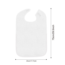 Adjustable Adult Bib Provides Protection Against Spills Unisex Adult Bibs Suitable For Everyday Use And Outdoor Event White