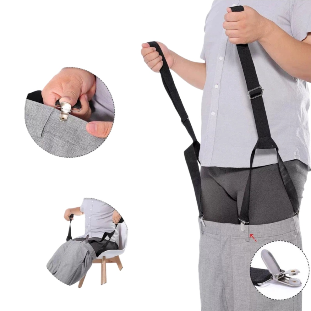 Pants Dressing Aid Device Pants Assistant Device Trouser Pulling Helper Folding Metal Clip Adjustable Strong Grip for Disabled