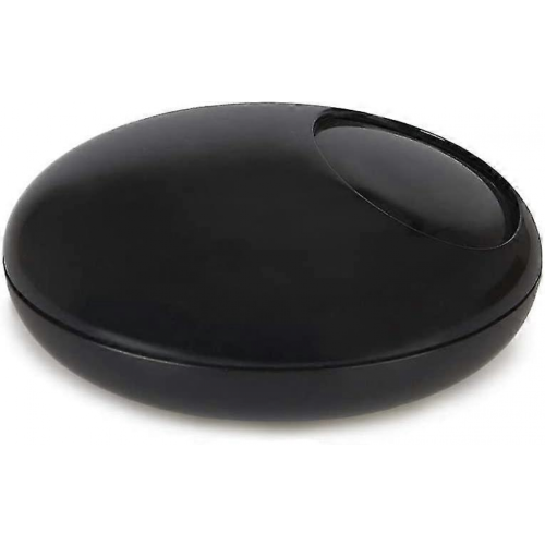 Pebble Ashtray With Lid(black) 2