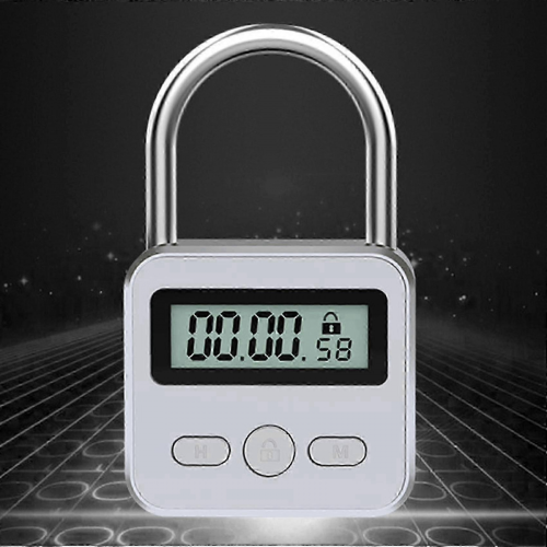 Metal Timer Lock Time 99 Hours Max Timing USB Timer Padlock 1