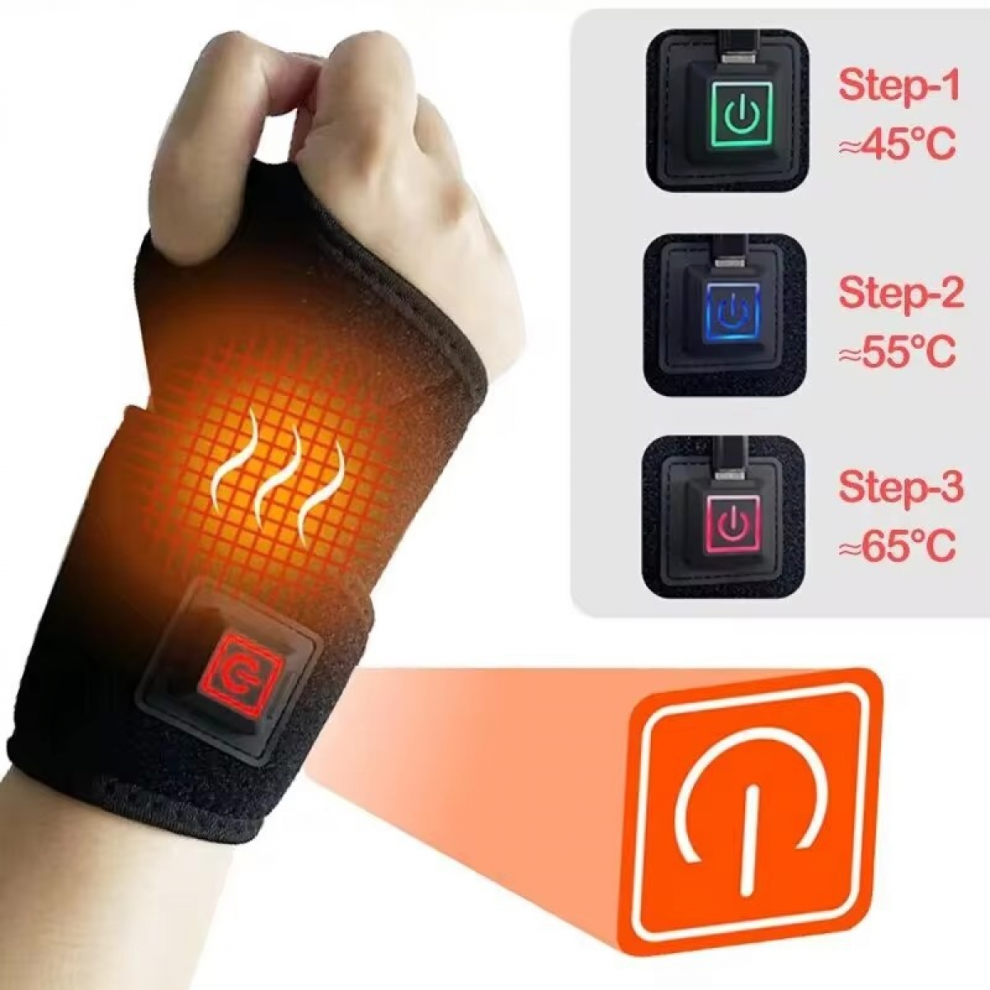 Far Infrared Heating Wrist Brace - Arthritis Pain Relief Therapy