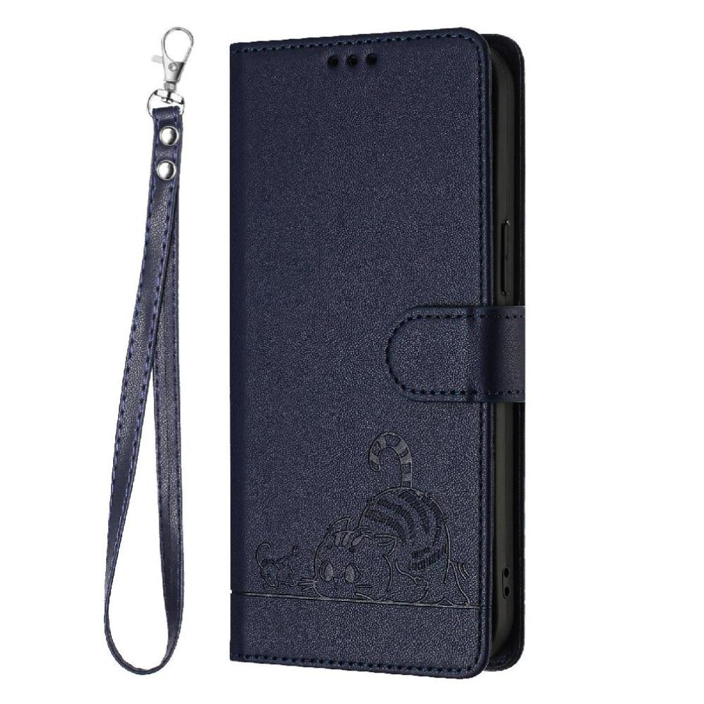 () Case For Iphone 17E Wallet Flip Cover Card Slot Holder Kickstand Cat Rfid 764563242313
