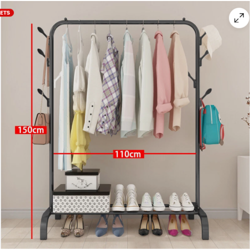Heavy Duty Clothes Rail Rack Garment Hanging 2