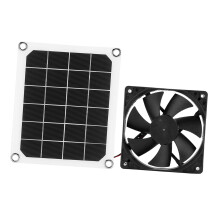 Outdoor Solar Panel 6V 10W for Greenhouse & Poultry House Ventilation USB Port