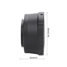 Lens Adapter for Olympus Mirrorless T2-M4/3 Camera to Telescope Mount