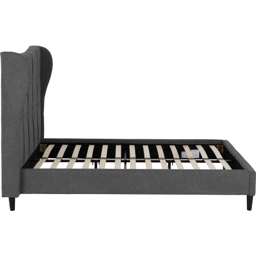 Seconique Verona 5ft Kingsize Bed - Grey Fabric 2