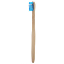 Eco Bamboo Toothbrush Soft Nylon Bristles Biodegradable 6 Colour Options (Blue)