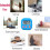 Electronic digital kitchen timer with transparent LCD screen, count-up and count-down function, 3 large on/off buttons 5