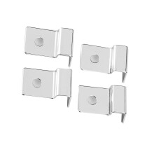 4Pcs Stainless Steel Aquarium Glass Cover Clips 10mm Support Brackets