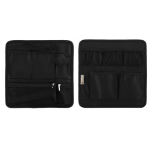 Multi-Item Nylon Travel Organizer Backpack Insert, Black, 140g