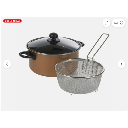 Non Stick Chip Pan Deep Fat Fryer 1