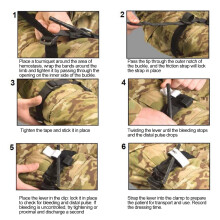Tourniquet Emergency Survival Belt Nylon Rubber 95cm for First Aid