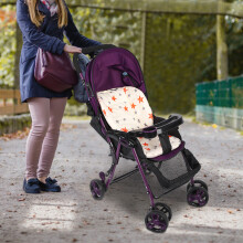 Soft Baby Stroller Cushion with Safety Straps