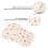 Padded Baby Stroller Liner with Safety Strips 11