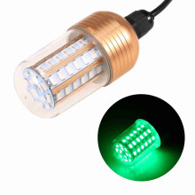 30W Underwater Fishing Light, 60 LED Green, 40x75mm, DC 12-60V