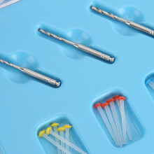 20pcs Dental Fiber Post Set, 1.2-1.8mm Mix Color, High Strength
