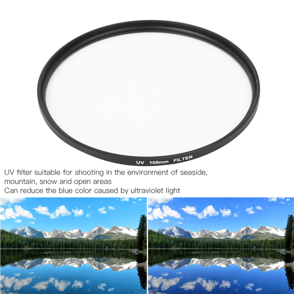 105Mm Optical Glass Uv Lens Filter For Dslr Cameras - Lightweight Durable 6951392554531