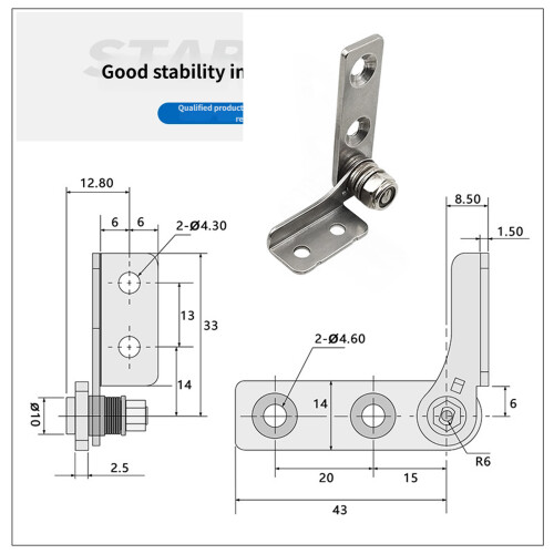 Hydraulic Randomly Stop Hinges Kitchen Cabinet-2.5N.m Left A 2