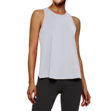 Women's ice silk sports vest, quick-drying sleeveless-White XXL