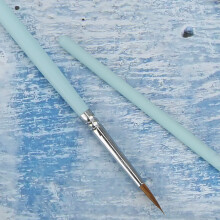 2Pcs Watercolor Brushes Wood Handle Nylon Wolf Hair Art Supplies, 29cm