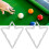 6x Billiard Magic Rack Sheet White 12