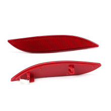 Rear Bumper Reflector Strips Left & Right for MEGANE MK3 Durable ABS