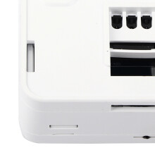 LCD Programmable Thermostat White 5A