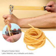 Natural Latex Slingshot Band 10M 6mm for Hunting & Shooting