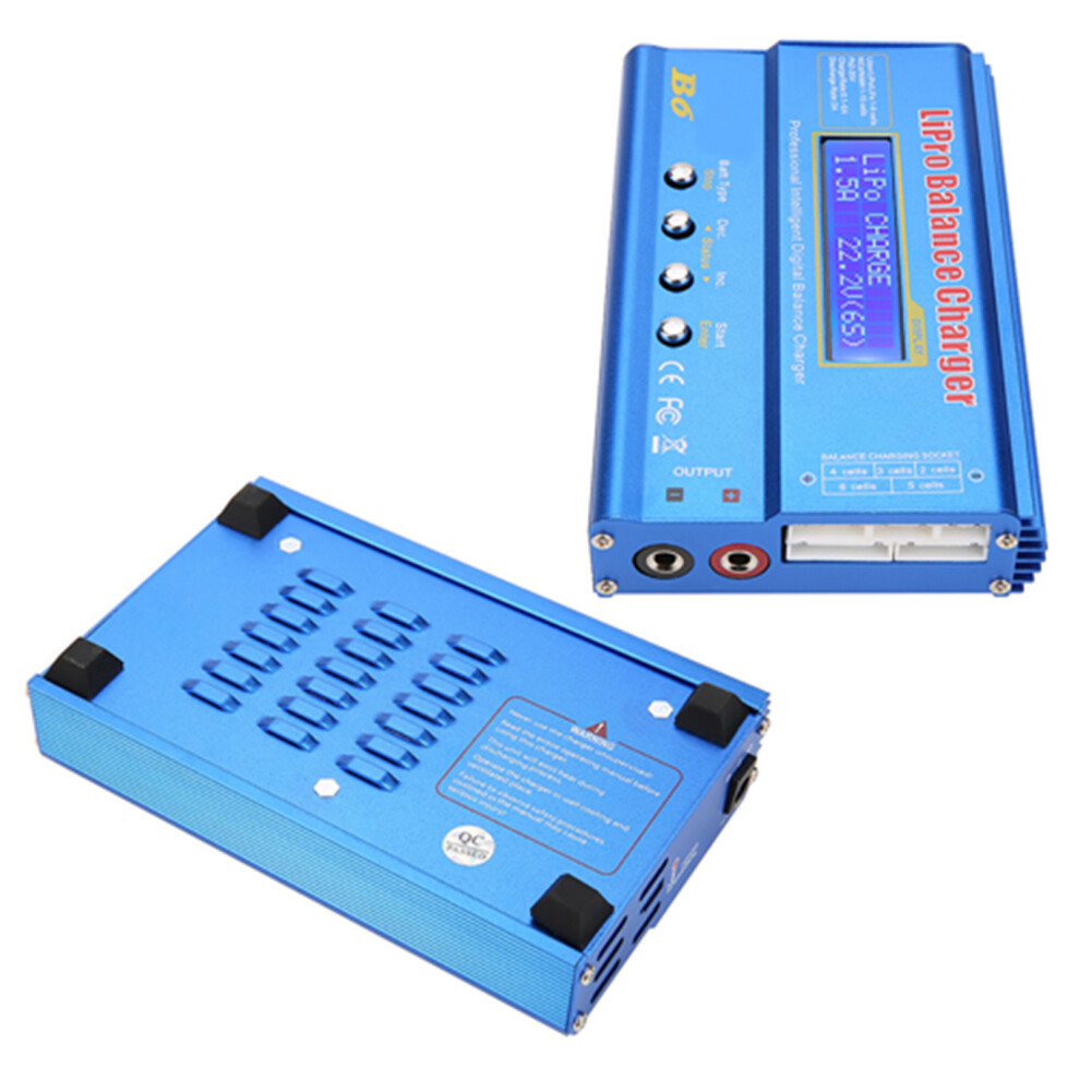 B6 80W Digital Lcd Balance Charger Discharger For Lipo Nimh Rc Batteries 9341392559860