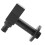 Black Brass Square Wall-Mount Laundry Faucet G1/2 Thread, Rustproof 6
