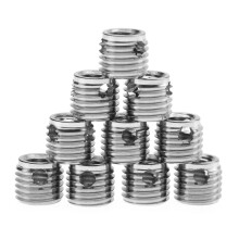 Robust Stainless Steel 307 Thread Inserts 10 Pack Self Tapping M5x0.8 & M8x1.0