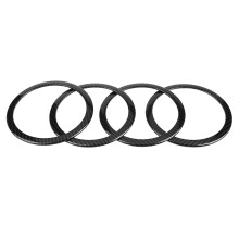4Pcs Carbon Fiber Style Car Door Speaker Ring Cover for BMW 3 Series F30 F34 2013-2018