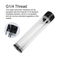 50mm Diameter G1/4 Thread DIY Long Water Cooling Tank 240mm