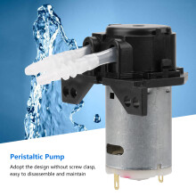 DIY Peristaltic Dosing Pump Black 24V 3*5ml/min Aquarium Lab Chemical