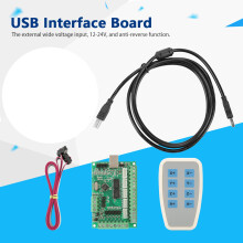 USB CNC Motion Control Card, 9.8x6cm, 12-24V, Windows 10