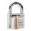 Transparent Padlock Set with Pick Tool, 7.9x2.3x5 cm, Multiple Colors 8
