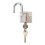 Transparent Padlock Set with Pick Tool, 7.9x2.3x5 cm, Multiple Colors 11