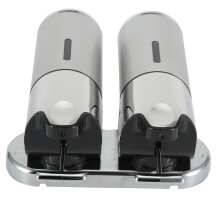 Silver Wall-Mounted Soap Dispenser 500ml