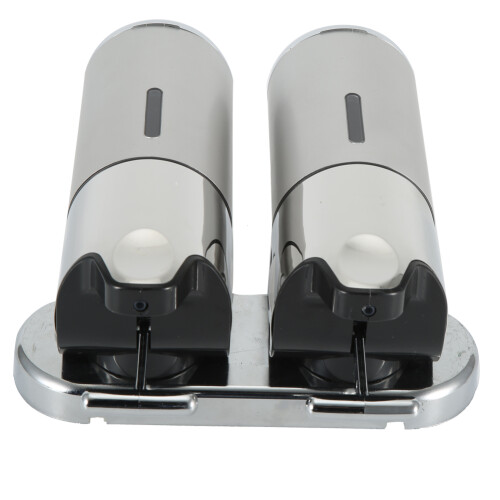 Silver Wall-Mounted Soap Dispenser 500ml