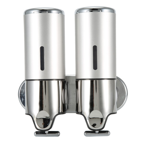 Double Cup Wall Mounted Soap Dispenser