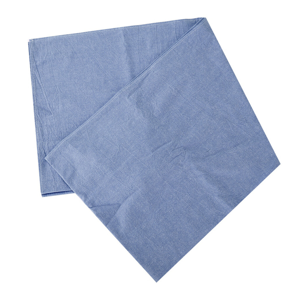 Soft Cotton Spa Bed Sheet with Face Hole - Navy, 80x200cm