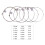 ZIKO DUS-012 Light Acoustic Guitar Strings Set, Silver Plated, 6 Strings 1
