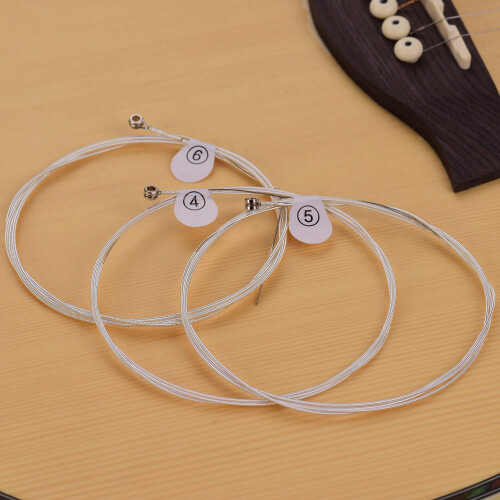 ZIKO DUS-012 Light Acoustic Guitar Strings Set, Silver Plated, 6 Strings 2