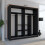 FH Wales 203cm Black Modern Sliding Door Wardrobe 2