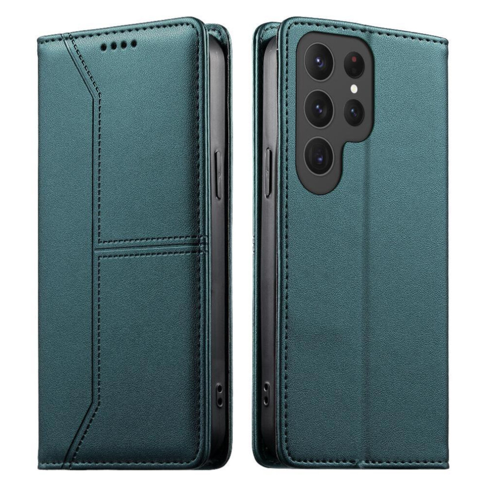 () Flip Case For Samsung Galaxy S25 Ultra Strong Magnetic Shockproof Kickstand Slim Folio Cover All-In-One Phone Wallet Case 764563243020