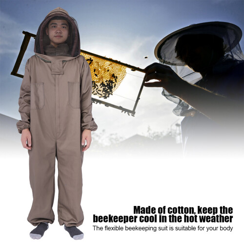 Cotton Beekeeper Suit with Hooded Veil 2