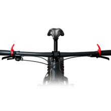 Bicycle Handlebar End Grips Suitable for Road & Mountain Rubber Black 130mm